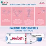 Evian Sparkling Can Natural Mineral Water (330ml) (Clearance Sales – EXP: APR 2026)