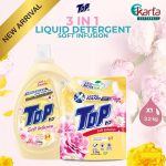 Top 3-in-1 Laundry Liquid Detergent Refill (Soft Infusion) 3.2kg