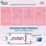 Evian Sparkling Carbonated Natural Mineral Water Bundle Set (330ml x 6 Cans) (Clearance Sales – EXP: APR 2026)
