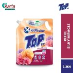 TOP Laundry Liquid Detergent Refill (Silky Miracle) 3.2kg