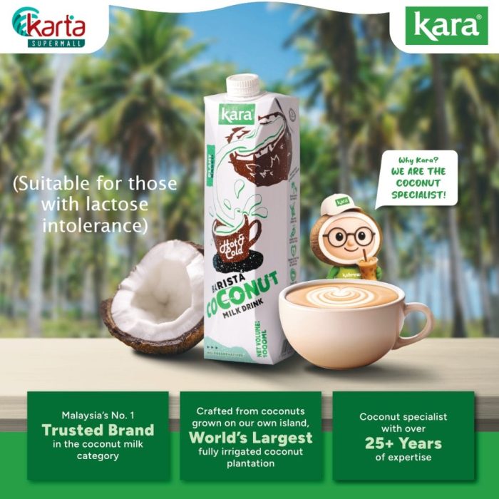 Kara Barista Coconut Milk Drink (1L x 6 Units) Bundle