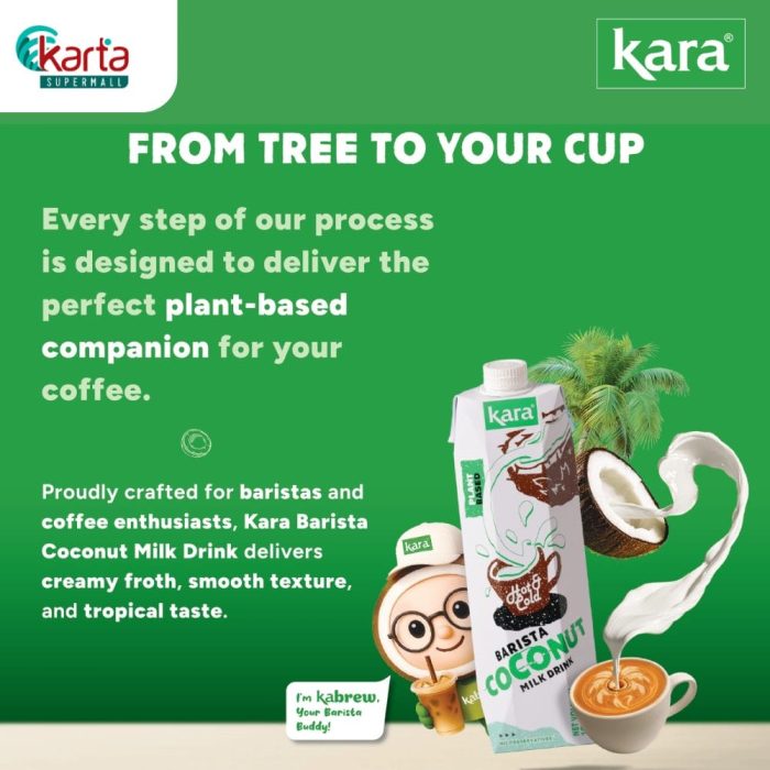 Kara Barista Coconut Milk Drink (1L x 6 Units) Bundle