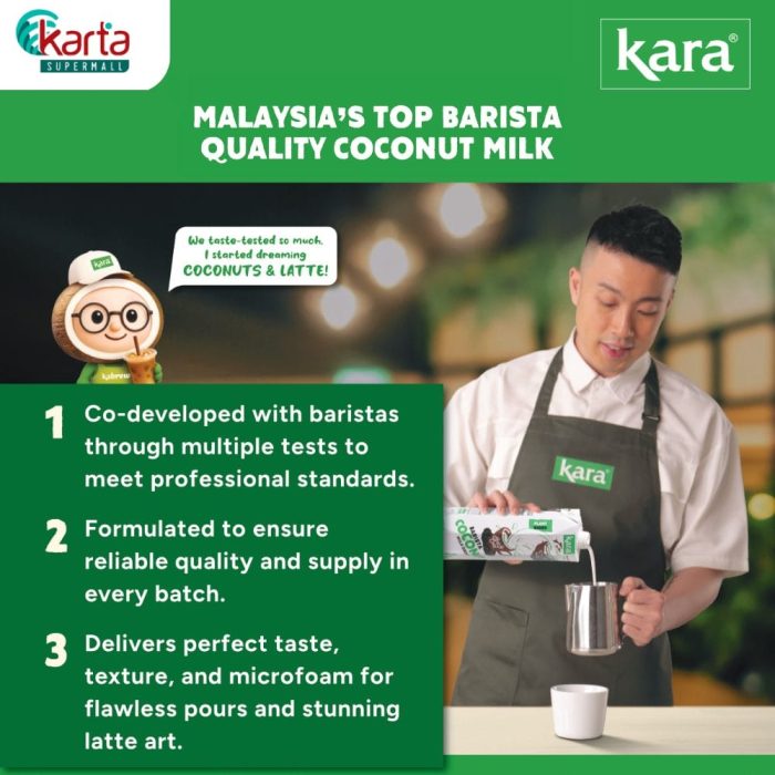 Kara Barista Coconut Milk Drink (1L x 6 Units) Bundle