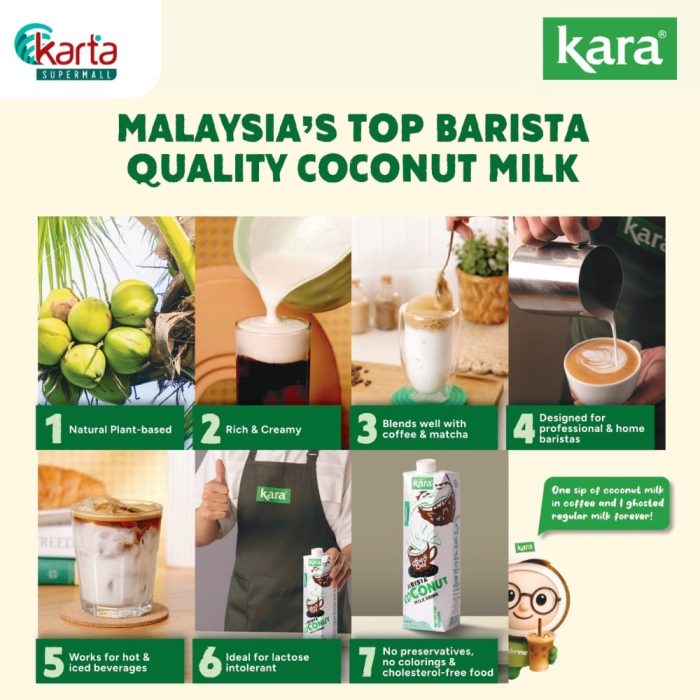Kara Barista Coconut Milk Drink (1L)