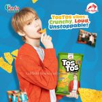 TOSTOS Tortilla Chips Roasted Corn 145g BoyNextDoor 2-pack Bundle (Limited Edition)