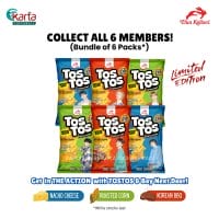 TOSTOS Tortilla Chips Assorted Flavours 145g BoyNextDoor 6-Pack Complete Bundle (Limited Edition)