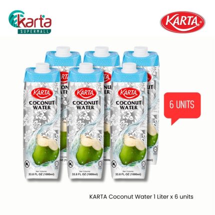 KARTA Coconut Water Air Kelapa 1 Liter x 6 units