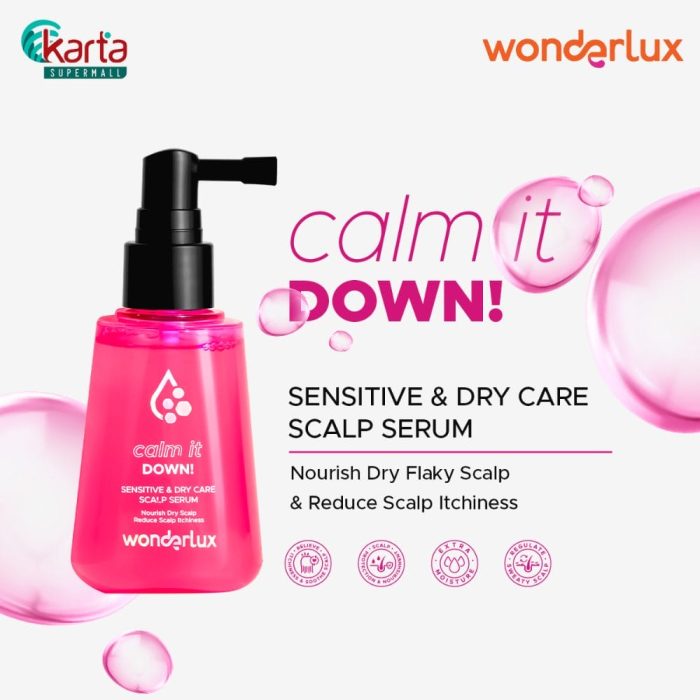 WONDERLUX Sensitive & Dry Care Scalp Serum 75ml (Calm It Down!)