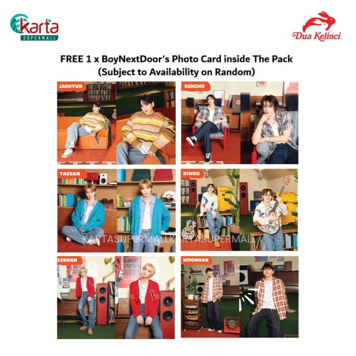 TOSTOS Tortilla Chips Assorted Flavours 145g BoyNextDoor 6-Pack Complete Bundle (Limited Edition)