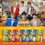 TOSTOS Tortilla Chips Roasted Corn 145g BoyNextDoor 2-pack Bundle (Limited Edition)