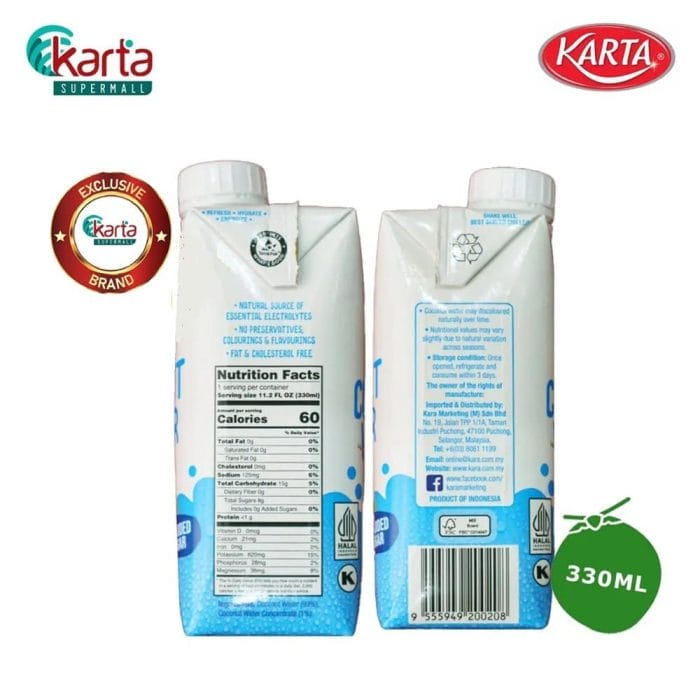 Karta 100% Coconut Water Festive Pack (9s x 330ml)