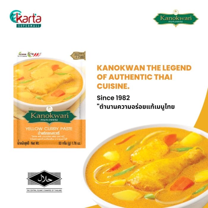 Kanokwan Yellow Curry Paste 50g
