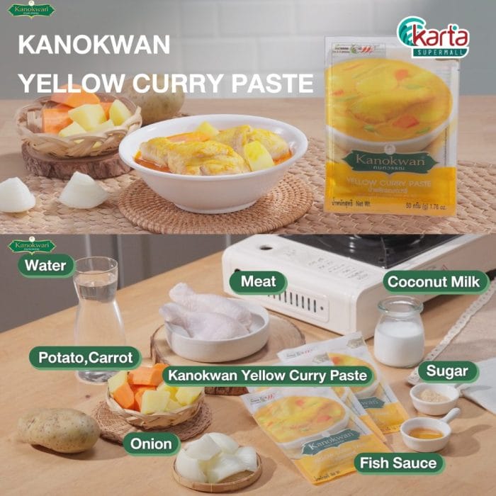 Kanokwan Yellow Curry Paste 50g