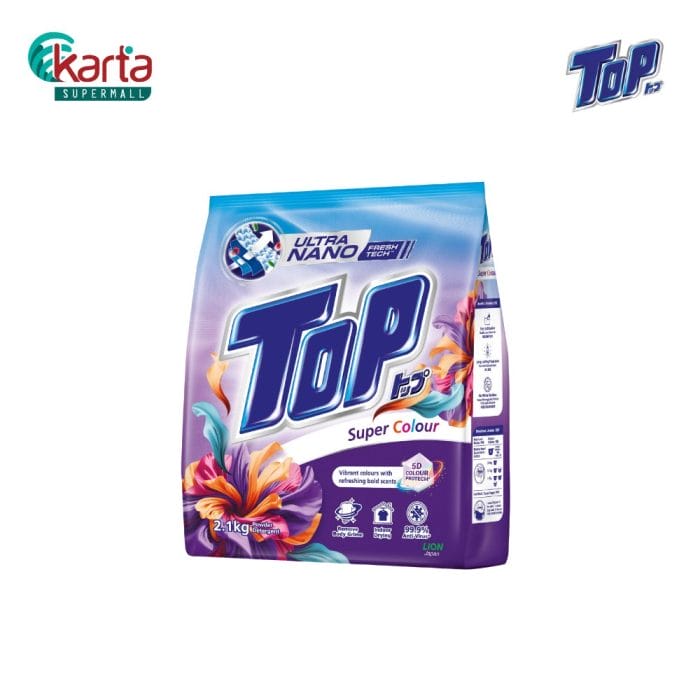 Top Powder Laundry Detergent Super Colour 2.1kg