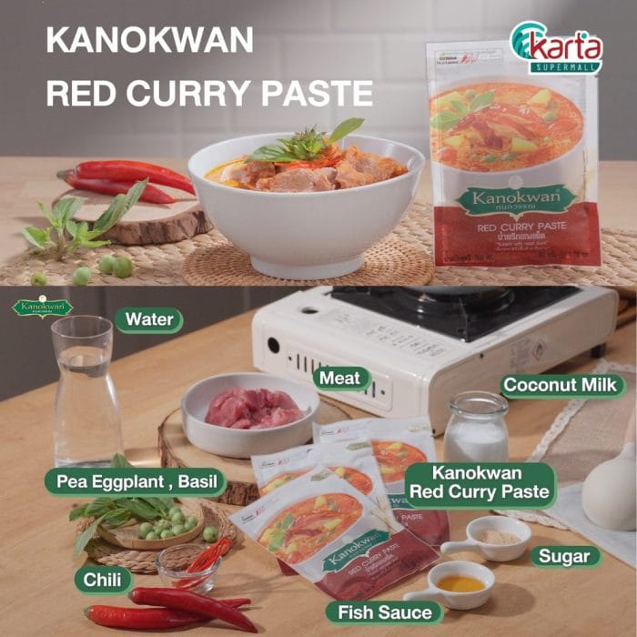 Kanokwan Red Curry Paste 50g