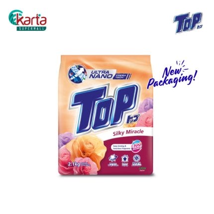 Top Powder Laundry Detergent Silky Miracle 2.1kg
