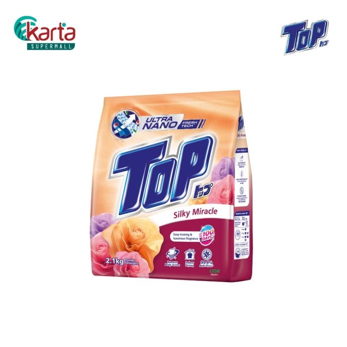 Top Powder Laundry Detergent Silky Miracle 2.1kg