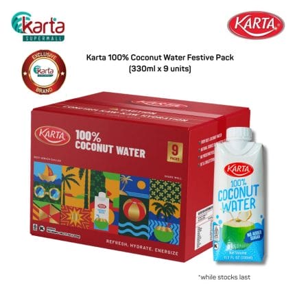 Karta 100% Coconut Water Festive Pack (9s x 330ml)