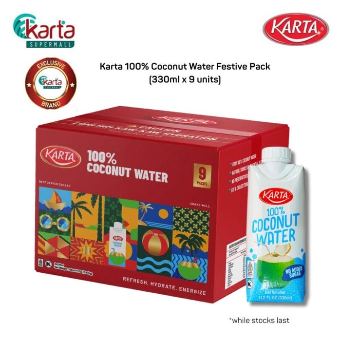 Karta 100% Coconut Water Festive Pack (9s x 330ml)