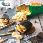 Finna Pars Shrimp Crackers Seaweed Flavor 40g 2-Pack Bundle