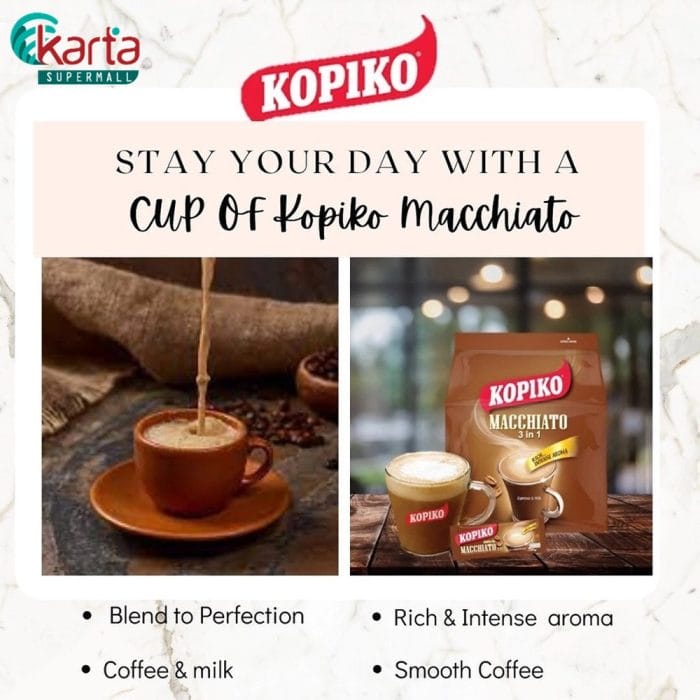 KOPIKO MACCHIATO 3-in-1 Coffee (20 X 24g)