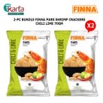 Finna Pars Shrimp Crackers Chili & Lime Flavor 70g 2-Pack Bundle
