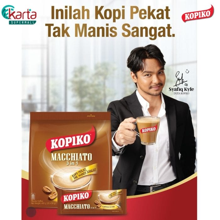 KOPIKO MACCHIATO 3-in-1 Coffee (20 X 24g)