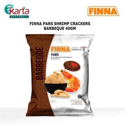 Finna Pars Shrimp Crackers BBQ Flavour 40g