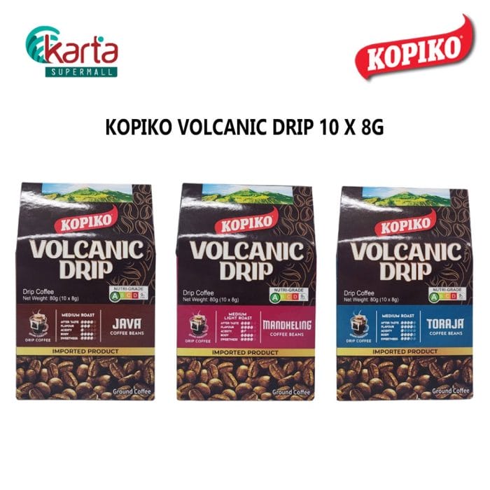 KOPIKO Volcano Drip Coffee Series 10 X 8g (Assorted Variants)