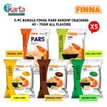 Finna Pars Shrimp Crackers Complete Flavours (5-Pack) Bundle