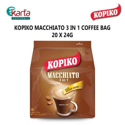 KOPIKO MACCHIATO 3-in-1 Coffee (20 X 24g)