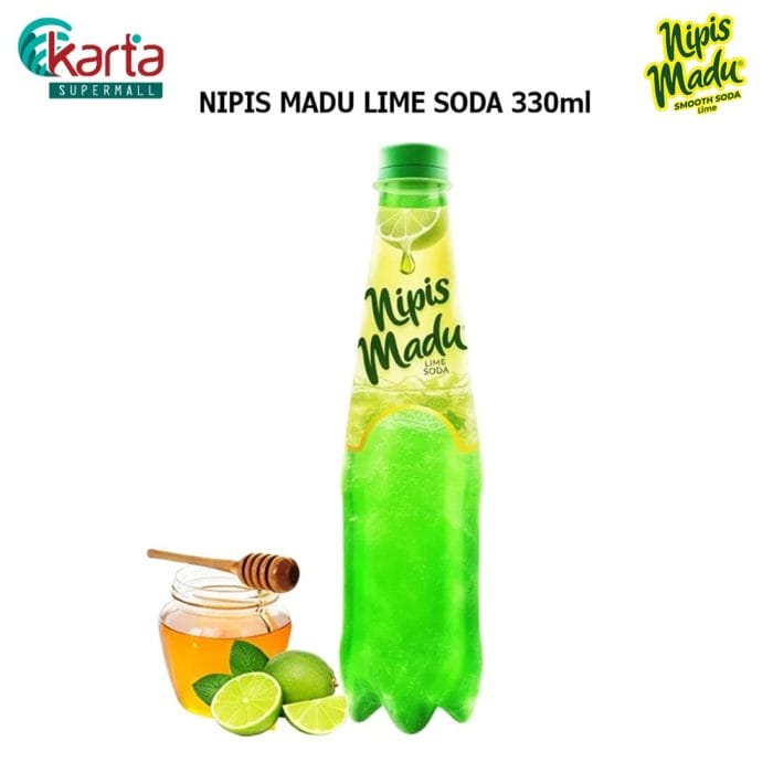 NIPIS MADU Lime Soda 330ml 4-Bottles Bundle