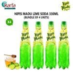 NIPIS MADU Lime Soda 330ml 4-Bottles Bundle