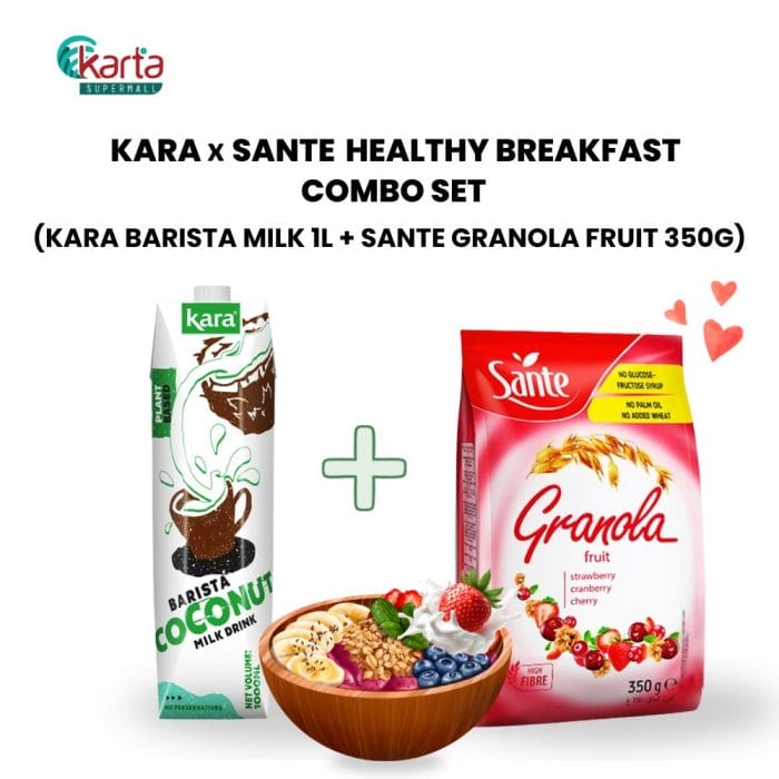 Kara x Sante Healthy Breakfast Combo Set