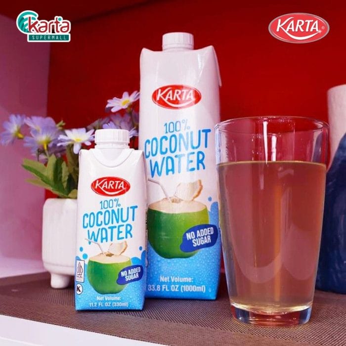 Karta 100% Coconut Water 1L x 12 Units (1 Carton)