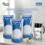 KARA Coconut Cooking Oil 1L Refill x 3 Packs