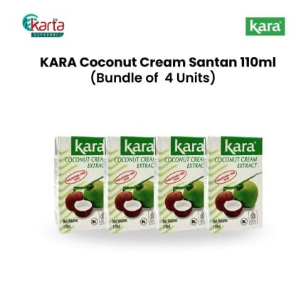 Kara Coconut Cream (Extract) 110ml x 4 units