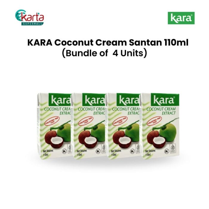 Kara Coconut Cream (Extract) 110ml x 4 units