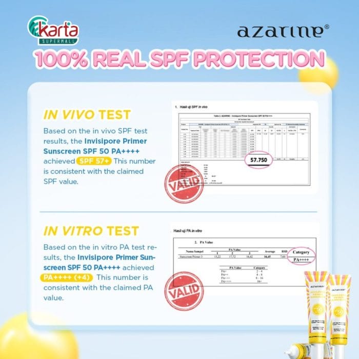 Azarine Invisipore Primer Sunscreen SPF 50 PA++++ (30ml)