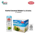 KARTA Coconut Water Air Kelapa 1 Liter x 12 Units (1 Carton)