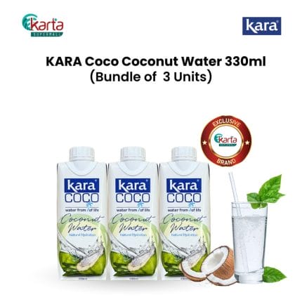 KARA Coco Coconut Water 330ml x 3 Packs
