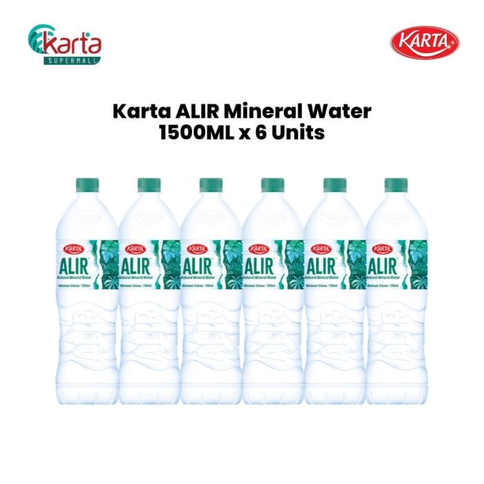 Karta Alir Natural Mineral Water 1500ml x 6 Units (Bundle)
