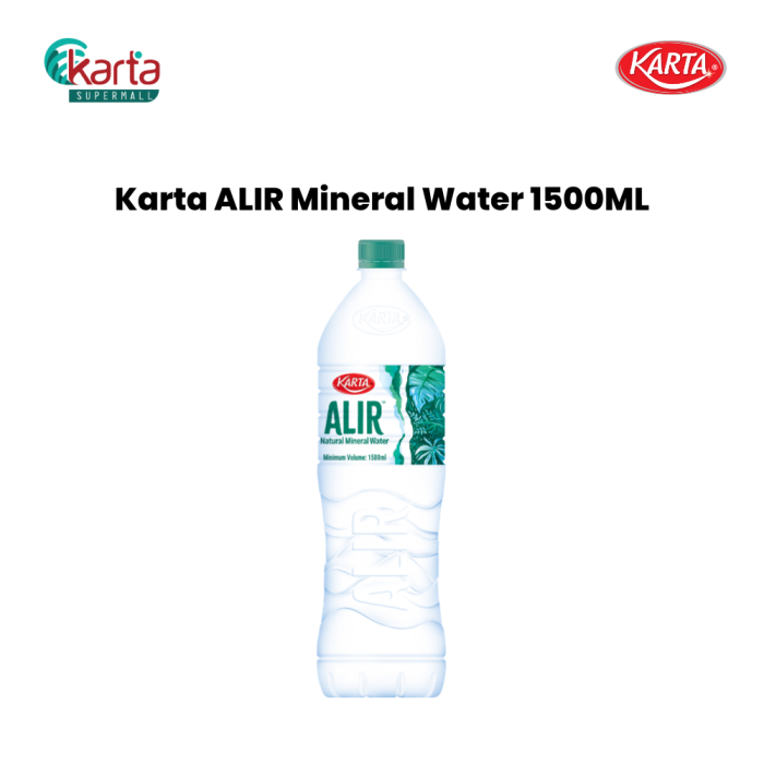 Karta Alir Natural Mineral Water 1500ml x 6 Units (Bundle)