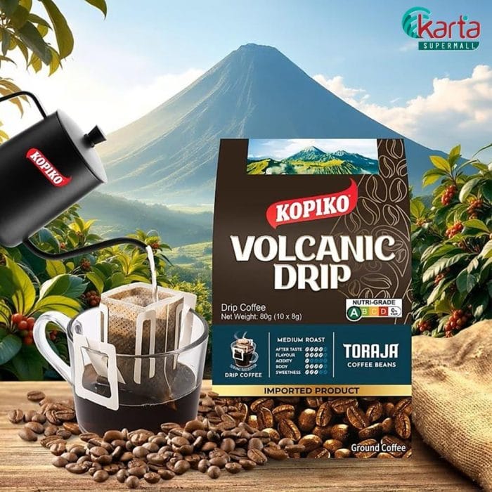 Akasa x Kopiko Americano Combo (Volcanic Drip Coffee-Toraja)