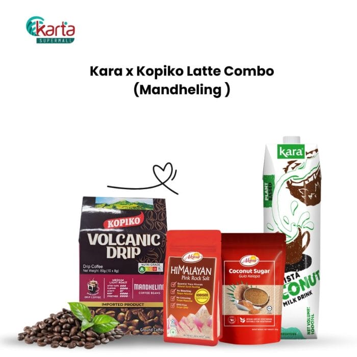 Kara x Kopiko Latte Combo (Volcanic Drip Coffee-Mandheling)