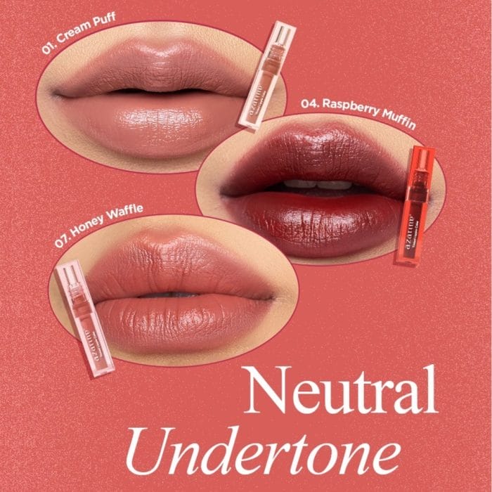 Azarine Tinted Lippie Cake 2.9ml  - Bundle of 2 Units (08 Peach Macaroon) (Clearance Sale : EXP Sept 2026)