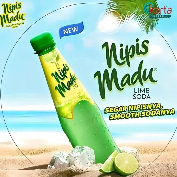 NIPIS MADU Lime Soda 330ml 4-Bottles Bundle