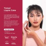 Azarine Tinted Lippie Cake 2.9ml  - Bundle of 2 Units (08 Peach Macaroon) (Clearance Sale : EXP Sept 2026)