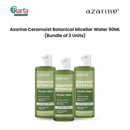 Azarine Ceramoist Botanical Micellar Water 90ML (Bundle of 3 Units)