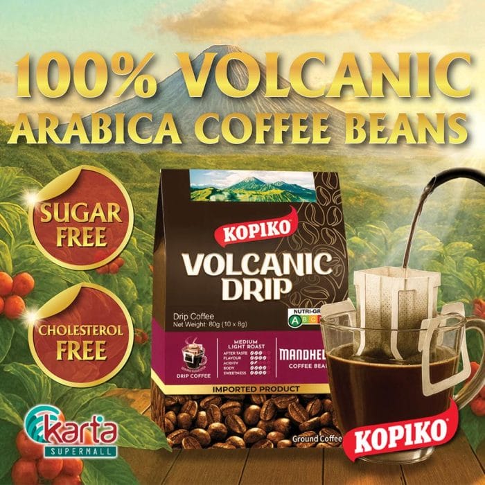 Akasa x Kopiko Americano Combo (Volcanic Drip Coffee-Mandheling)